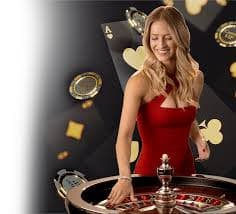 taringbet slot live dealer table on mobile phone showing roulette wheel and betting controls