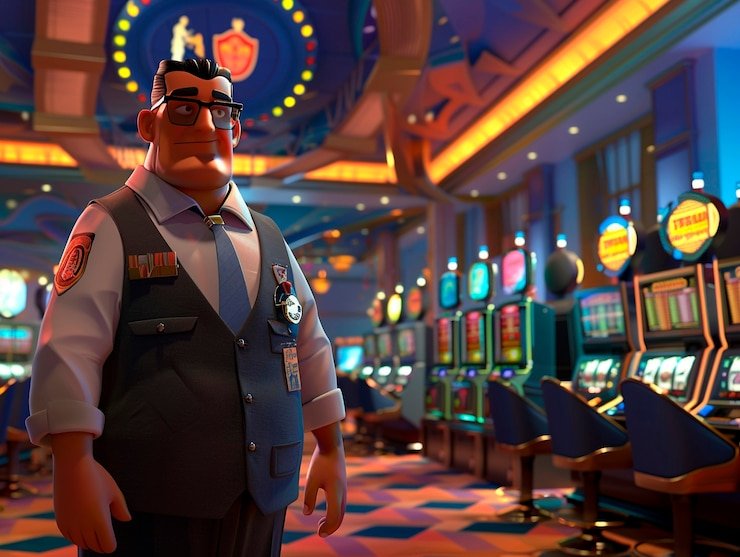 Live Bandar Poker dealer with multi-camera view on taringbet slot